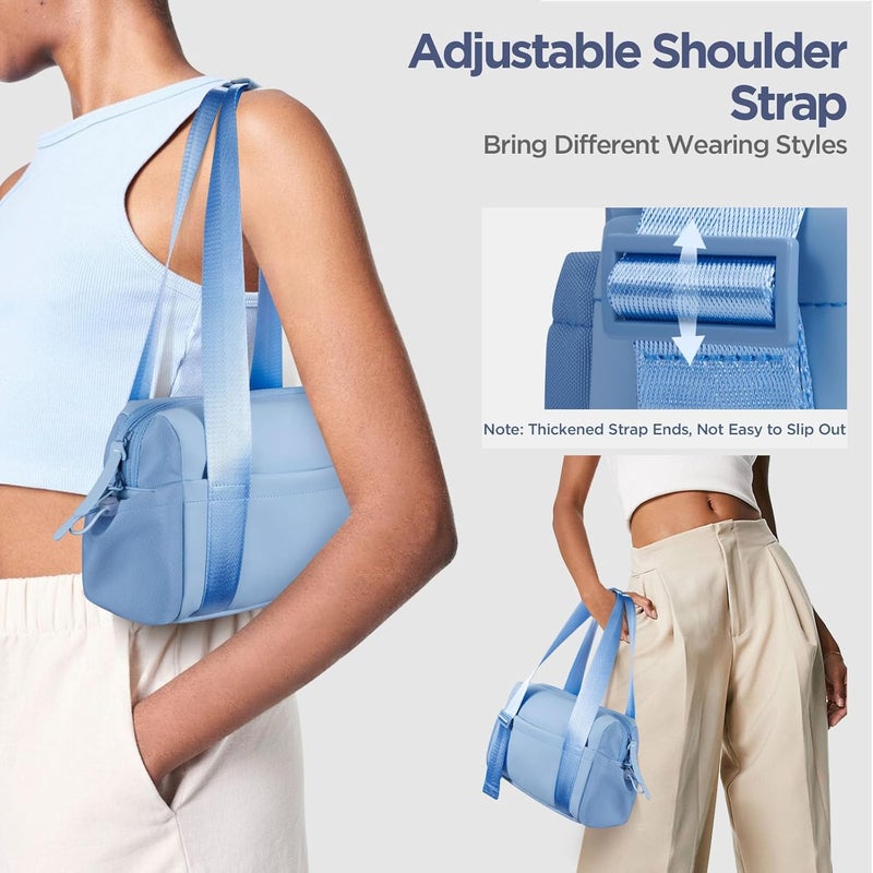 cysiyu Mini Gym Bag for Women Girls Small Gym Tote Bag with Wet Compartment Waterproof Travel Duffle Bag Cute Workout Sport Bag - Image 3